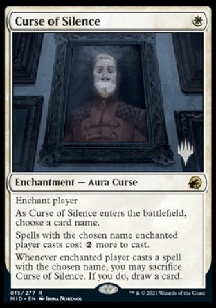 Curse of Silence (Promo Pack) [Innistrad: Midnight Hunt Promos] | Lots Moore NSW