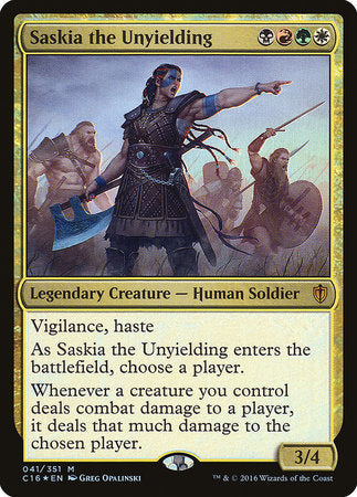 Saskia the Unyielding [Commander 2016] | Lots Moore NSW