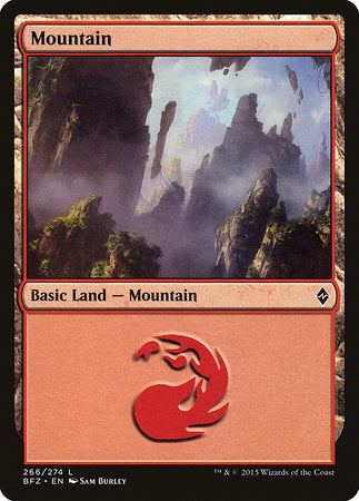 Mountain (266) [Battle for Zendikar] | Lots Moore NSW