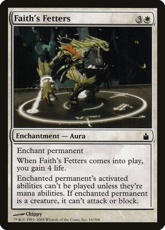 Faith's Fetters [Ravnica: City of Guilds] | Lots Moore NSW