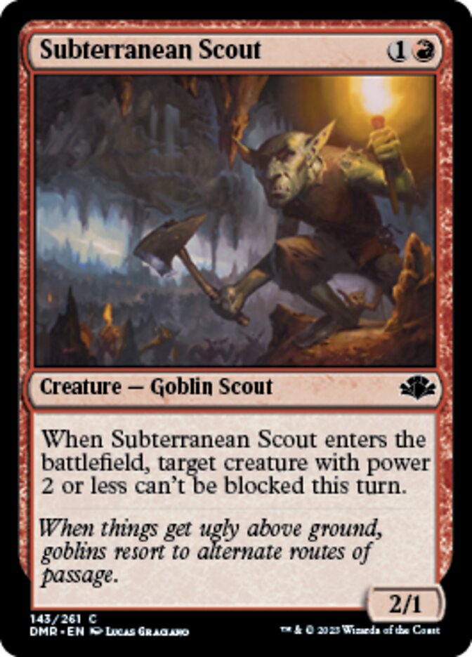 Subterranean Scout [Dominaria Remastered] | Lots Moore NSW
