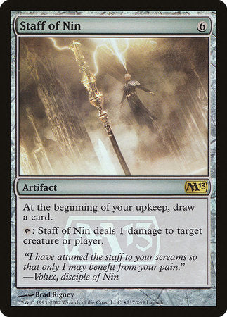 Staff of Nin [Magic 2013 Promos] | Lots Moore NSW