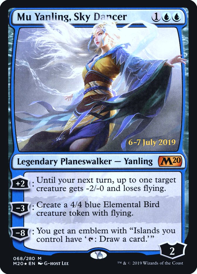 Mu Yanling, Sky Dancer  [Core Set 2020 Prerelease Promos] | Lots Moore NSW