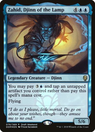 Zahid, Djinn of the Lamp (Draft Weekend) [Dominaria Promos] | Lots Moore NSW