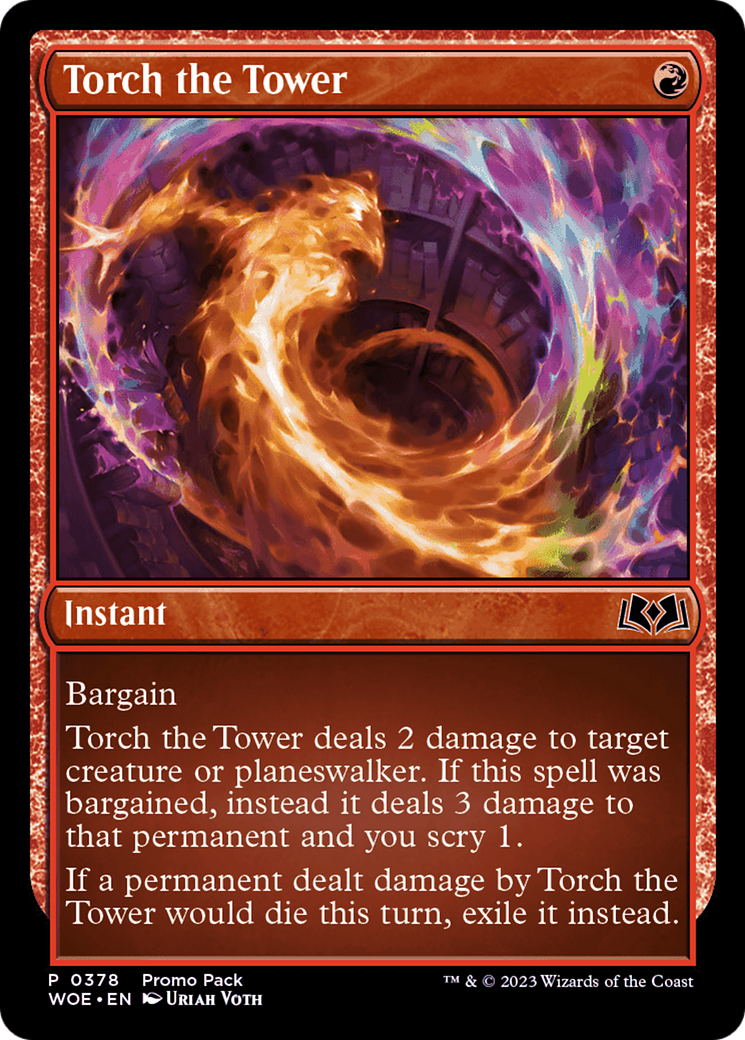 Torch the Tower (Promo Pack) [Wilds of Eldraine Promos] | Lots Moore NSW