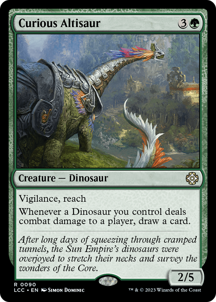 Curious Altisaur [The Lost Caverns of Ixalan Commander] | Lots Moore NSW