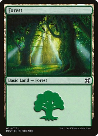 Forest (31) [Duel Decks: Elves vs. Inventors] | Lots Moore NSW