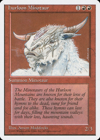 Hurloon Minotaur [Fourth Edition] | Lots Moore NSW