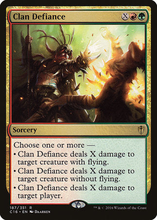 Clan Defiance [Commander 2016] | Lots Moore NSW