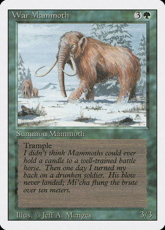 War Mammoth [Revised Edition] | Lots Moore NSW