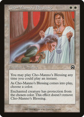 Cho-Manno's Blessing [Mercadian Masques] | Lots Moore NSW