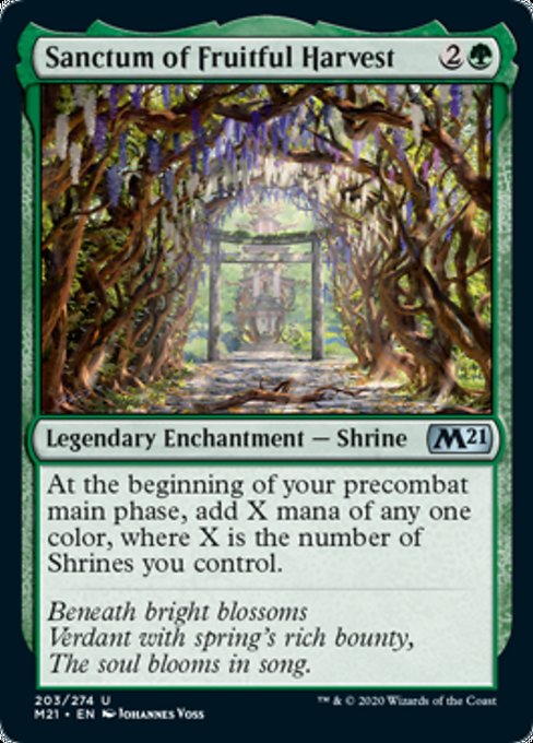 Sanctum of Fruitful Harvest [Core Set 2021] | Lots Moore NSW