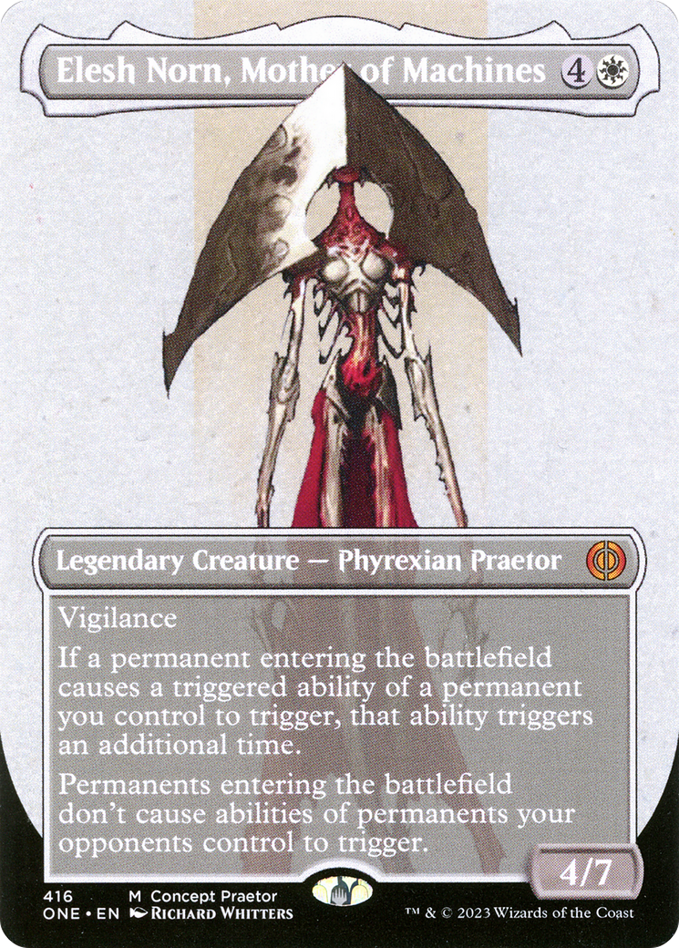 Elesh Norn, Mother of Machines (Borderless Concept Praetors) [Phyrexia: All Will Be One] | Lots Moore NSW