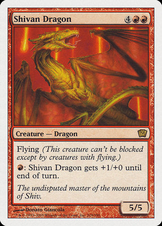 Shivan Dragon [Ninth Edition] | Lots Moore NSW