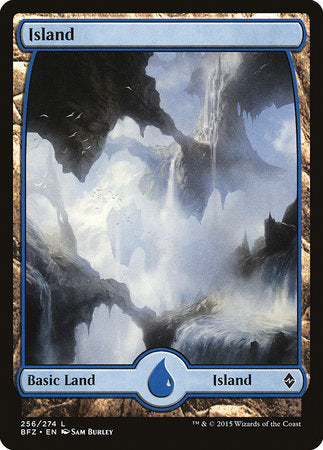 Island (256) - Full Art [Battle for Zendikar] | Lots Moore NSW