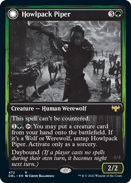 Howlpack Piper // Wildsong Howler [Innistrad: Double Feature] | Lots Moore NSW