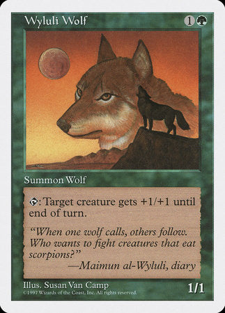 Wyluli Wolf [Fifth Edition] | Lots Moore NSW