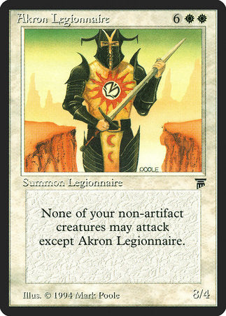 Akron Legionnaire [Legends] | Lots Moore NSW