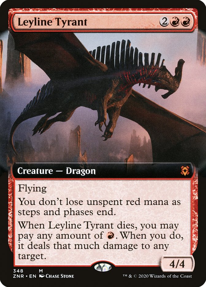 Leyline Tyrant (Extended Art) [Zendikar Rising] | Lots Moore NSW