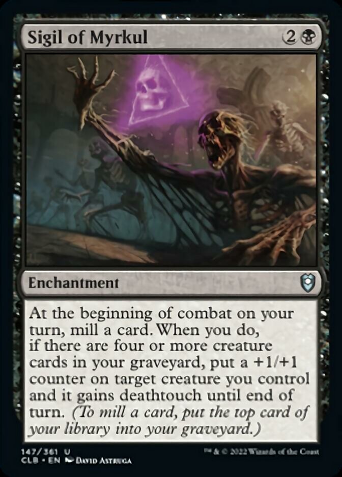 Sigil of Myrkul [Commander Legends: Battle for Baldur's Gate] | Lots Moore NSW