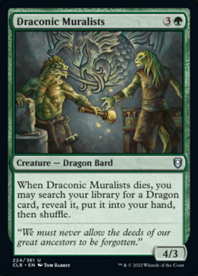 Draconic Muralists [Commander Legends: Battle for Baldur's Gate] | Lots Moore NSW