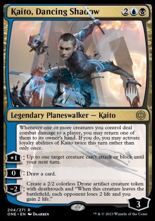 Kaito, Dancing Shadow (Promo Pack) [Phyrexia: All Will Be One Promos] | Lots Moore NSW