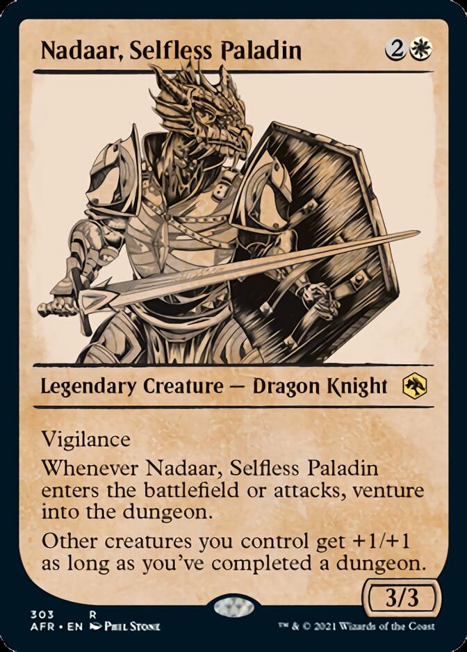 Nadaar, Selfless Paladin (Showcase) [Dungeons & Dragons: Adventures in the Forgotten Realms] | Lots Moore NSW