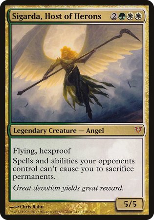 Sigarda, Host of Herons (Oversized) [Open the Helvault] | Lots Moore NSW