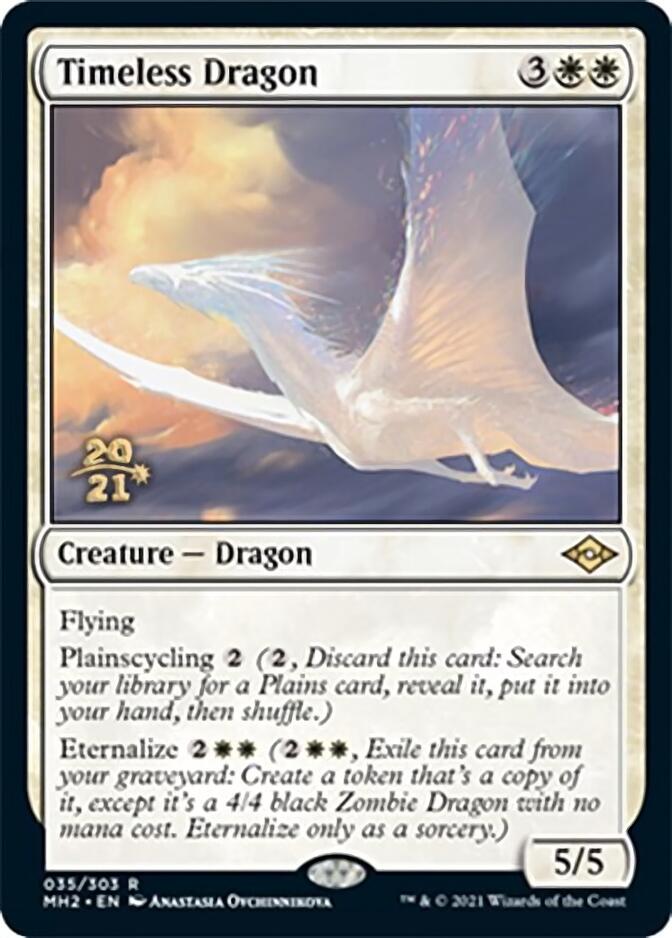 Timeless Dragon [Modern Horizons 2 Prerelease Promos] | Lots Moore NSW