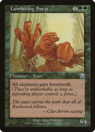 Lumbering Satyr [Mercadian Masques] | Lots Moore NSW