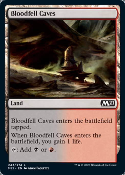 Bloodfell Caves [Core Set 2021] | Lots Moore NSW
