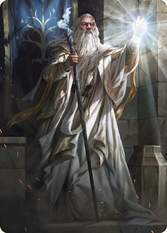 Gandalf the White Art Card [The Lord of the Rings: Tales of Middle-earth Art Series] | Lots Moore NSW