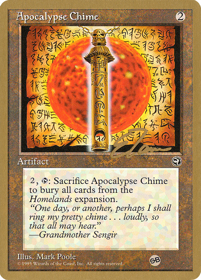 Apocalypse Chime (Eric Tam) (SB) [Pro Tour Collector Set] | Lots Moore NSW
