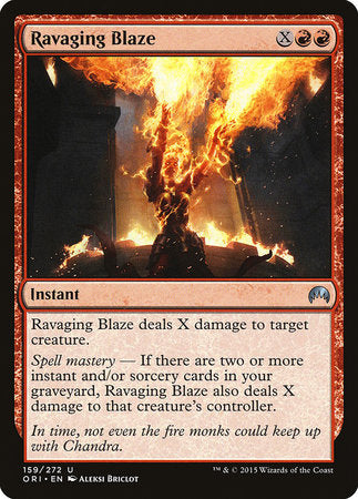 Ravaging Blaze [Magic Origins] | Lots Moore NSW