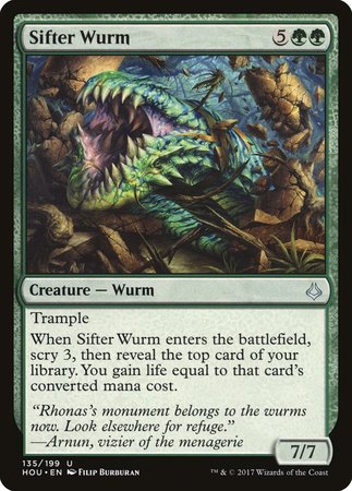 Sifter Wurm [Hour of Devastation] | Lots Moore NSW