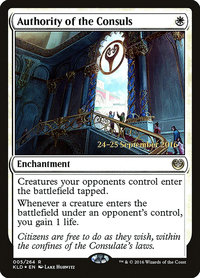 Authority of the Consuls  [Kaladesh Prerelease Promos] | Lots Moore NSW