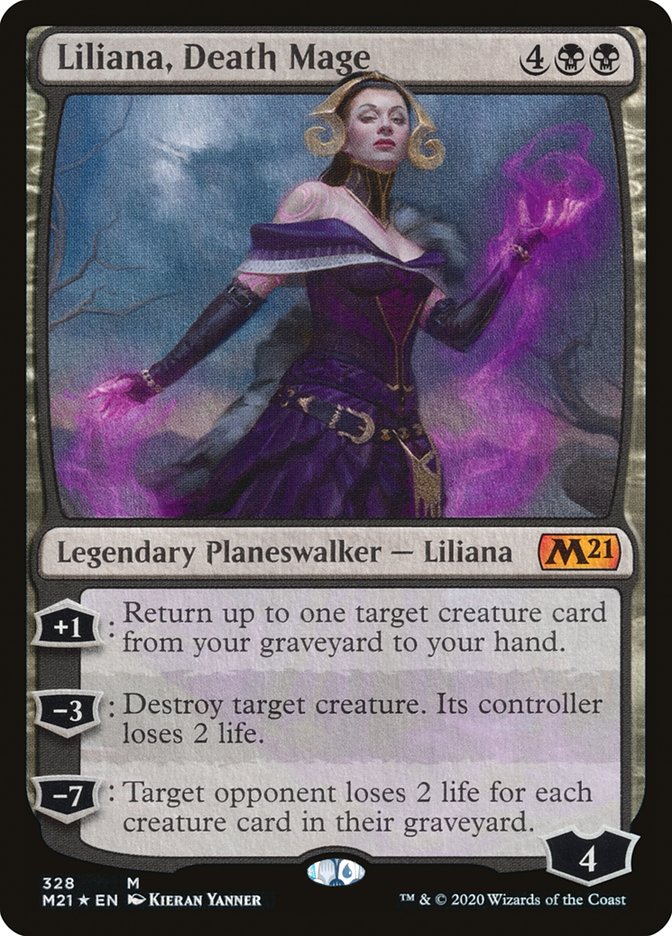 Liliana, Death Mage [Core Set 2021] | Lots Moore NSW