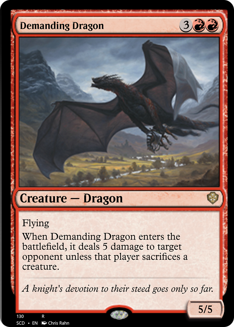 Demanding Dragon [Starter Commander Decks] | Lots Moore NSW