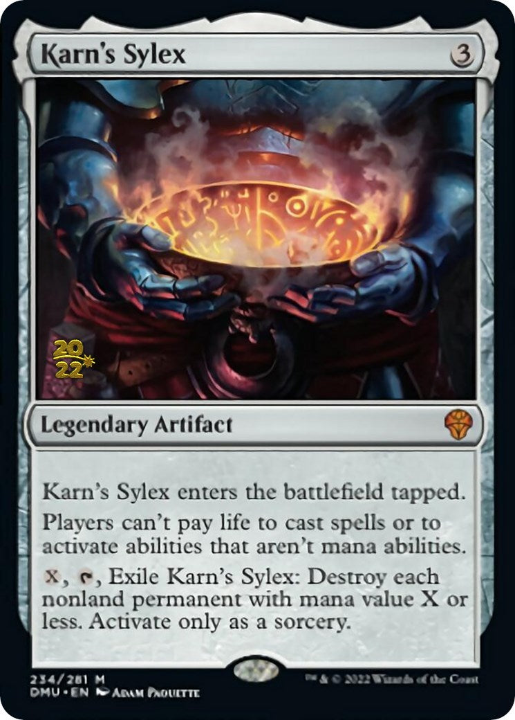 Karn's Sylex [Dominaria United Prerelease Promos] | Lots Moore NSW