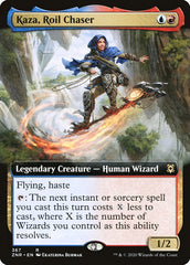 Kaza, Roil Chaser (Extended Art) [Zendikar Rising] | Lots Moore NSW