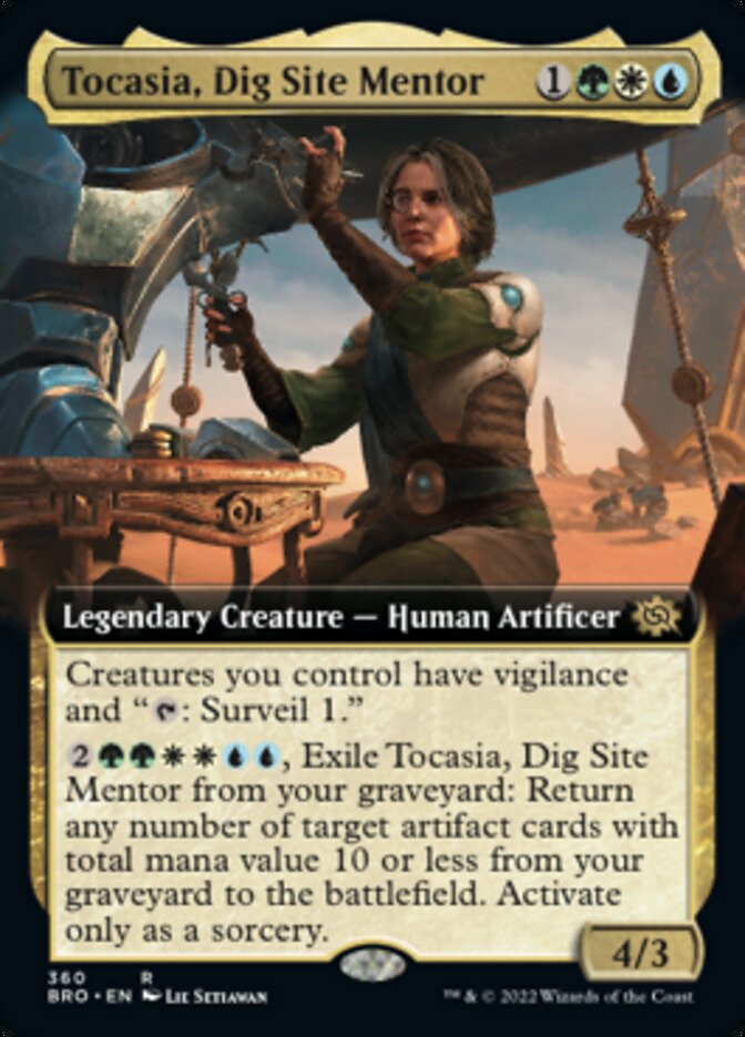 Tocasia, Dig Site Mentor (Extended Art) [The Brothers' War] | Lots Moore NSW