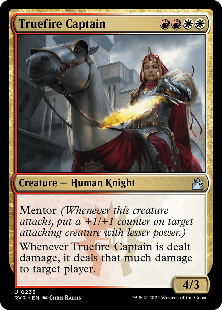 Truefire Captain [Ravnica Remastered] | Lots Moore NSW