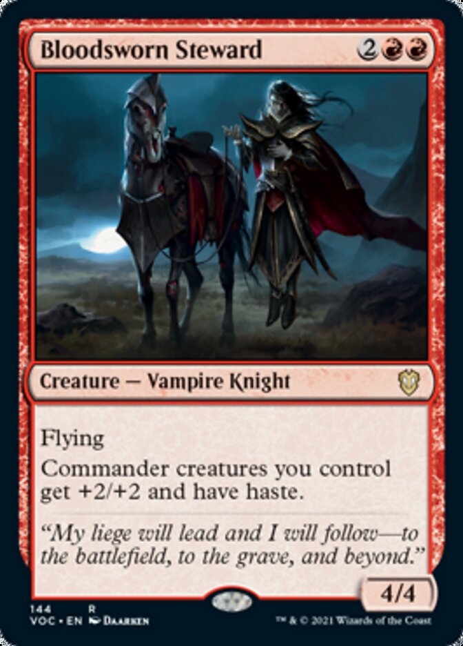 Bloodsworn Steward [Innistrad: Crimson Vow Commander] | Lots Moore NSW