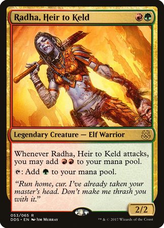 Radha, Heir to Keld [Duel Decks: Mind vs. Might] | Lots Moore NSW