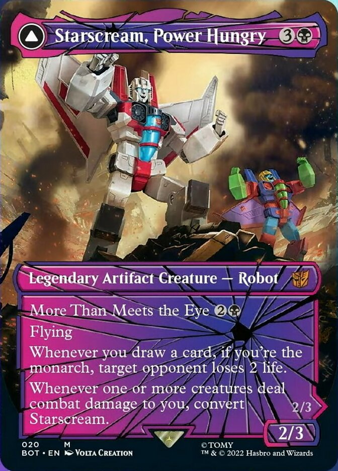 Starscream, Power Hungry // Starscream, Seeker Leader (Shattered Glass) [Universes Beyond: Transformers] | Lots Moore NSW