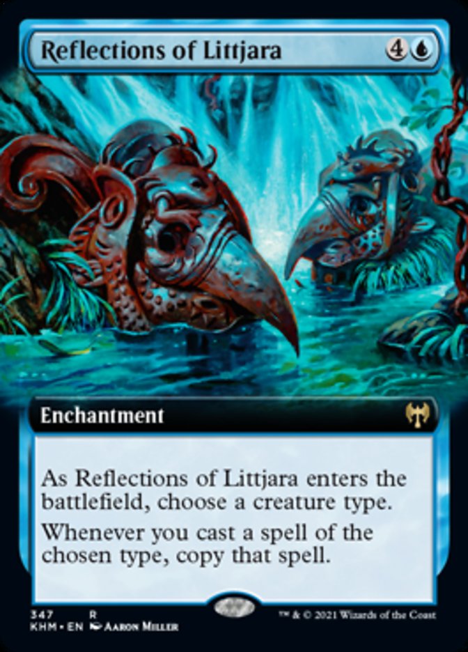 Reflections of Littjara (Extended Art) [Kaldheim] | Lots Moore NSW