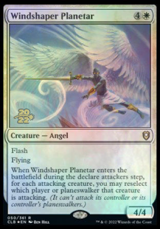 Windshaper Planetar [Commander Legends: Battle for Baldur's Gate Prerelease Promos] | Lots Moore NSW