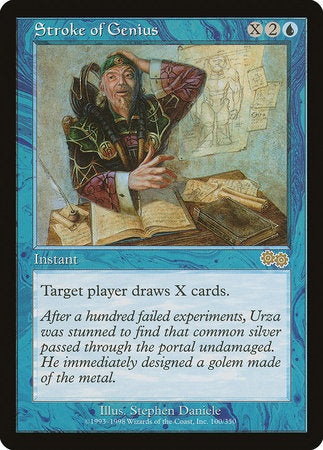 Stroke of Genius [Urza's Saga] | Lots Moore NSW