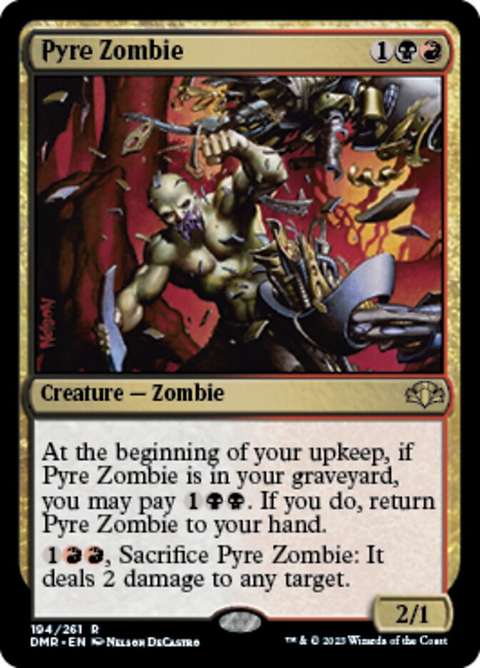 Pyre Zombie [Dominaria Remastered] | Lots Moore NSW