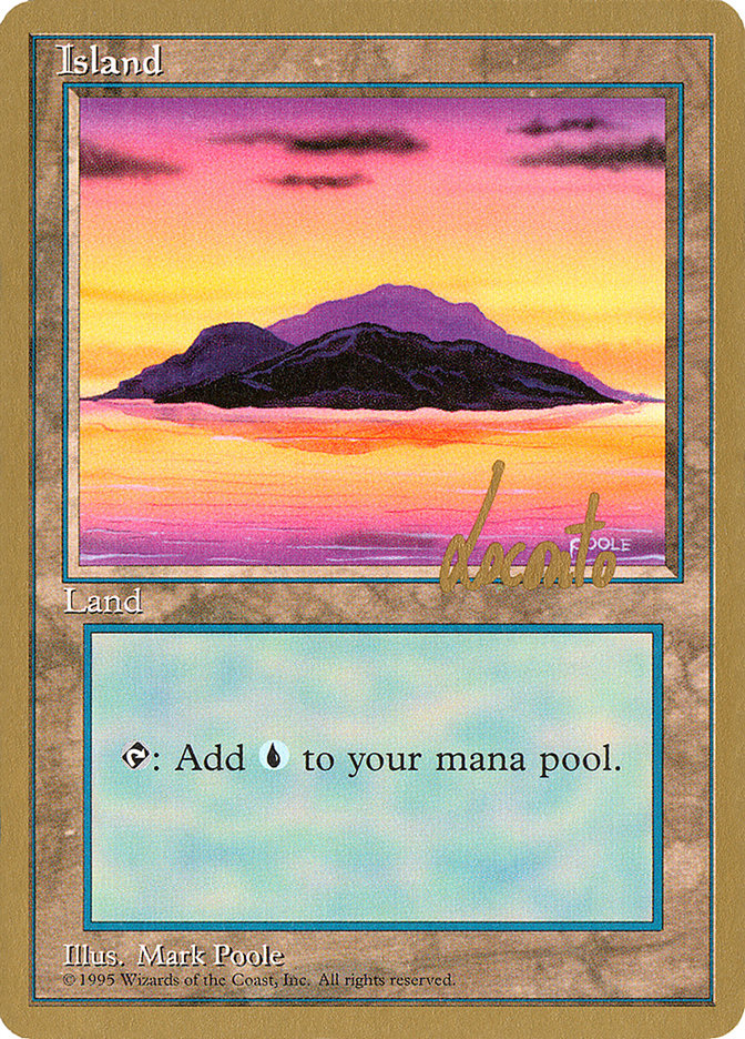 Island (ml368) (Michael Loconto) [Pro Tour Collector Set] | Lots Moore NSW